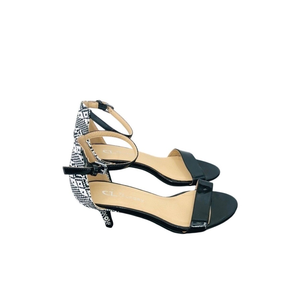 Chinese laundry black‎ patent leather heels 8M